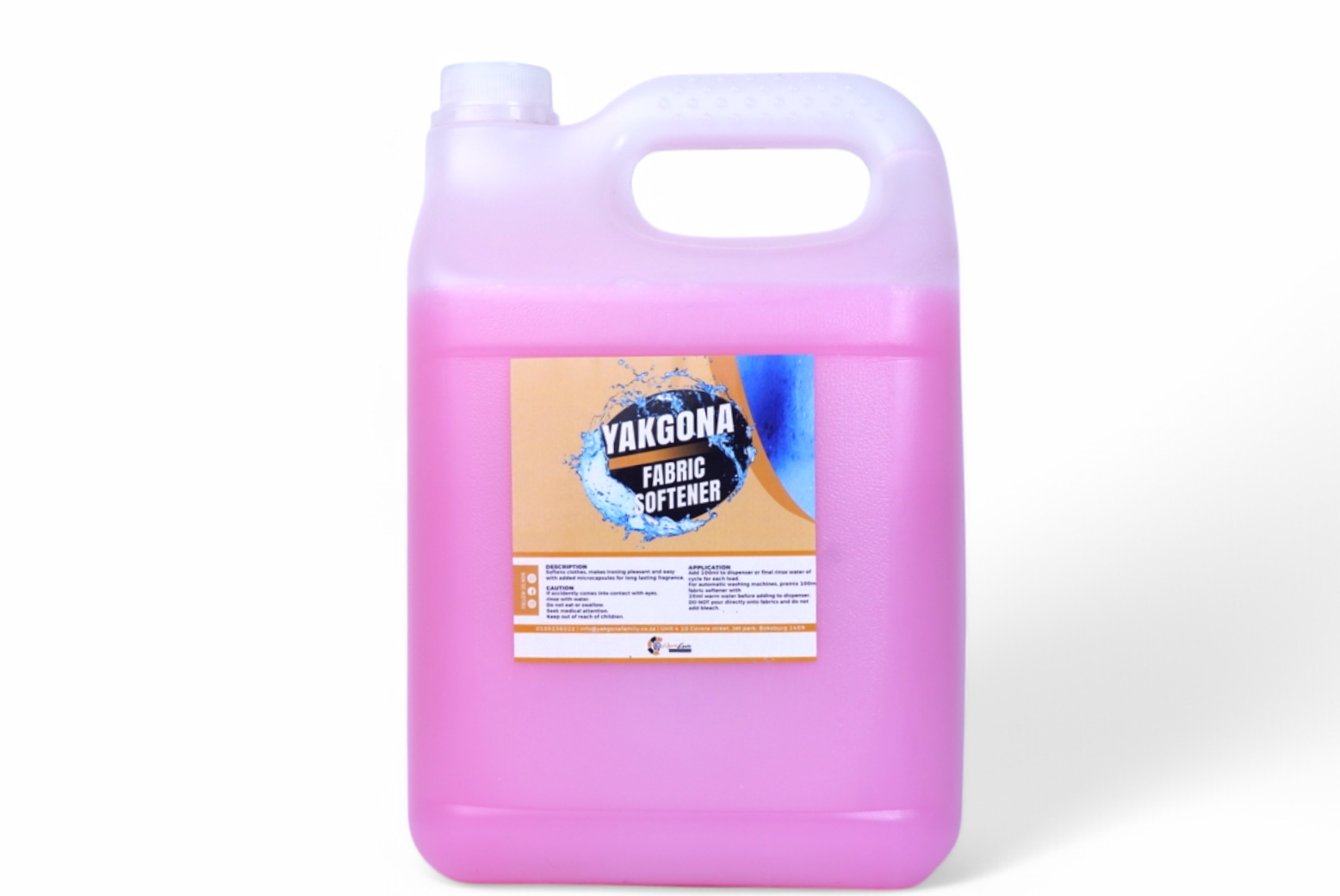 Yakgona Fabric Softener Pink- 5l image 2